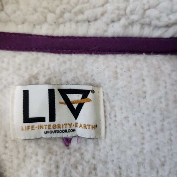 Colorful Striped Teddy Jacket Women’s Sz L Cozy Fall Spring Streetwear Outerwear - Picture 13 of 13